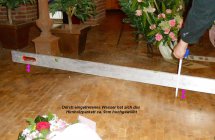 Wasserschaden Parkett
